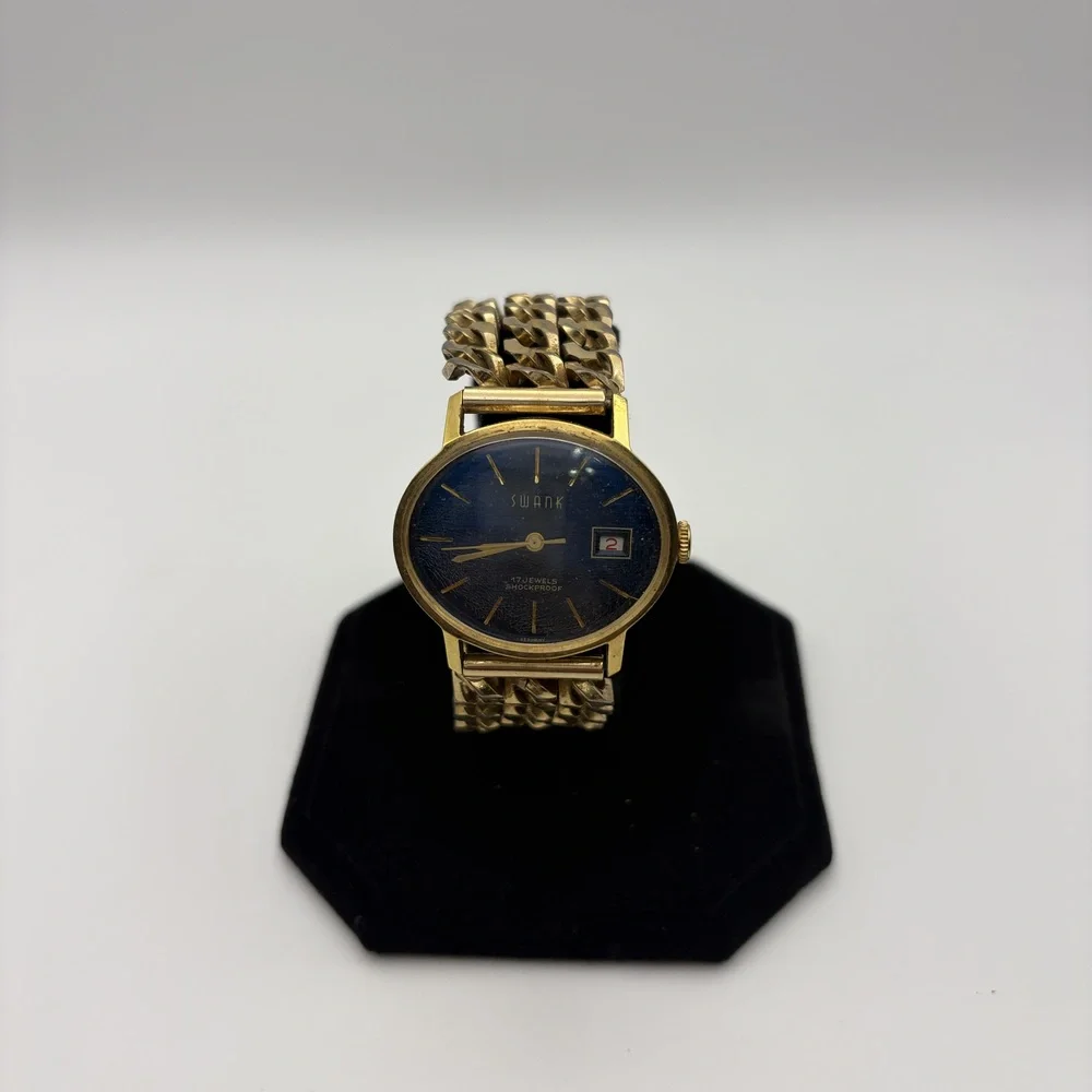Vintage Swank 17J Shockproof Wristwatch – Mechanical Winding